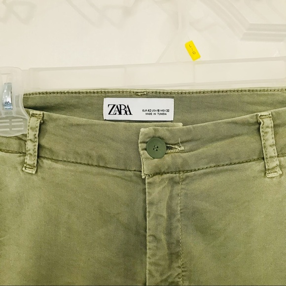 Zara Women’s Green Ankle Trousers - Picture 5 of 14